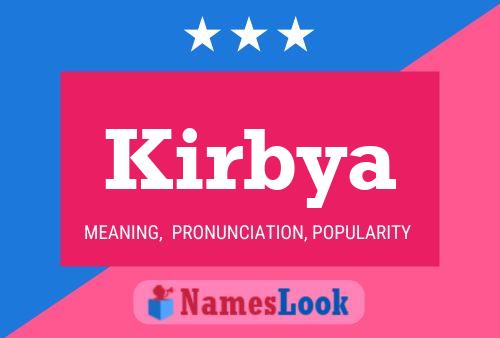 Poster del nome Kirbya