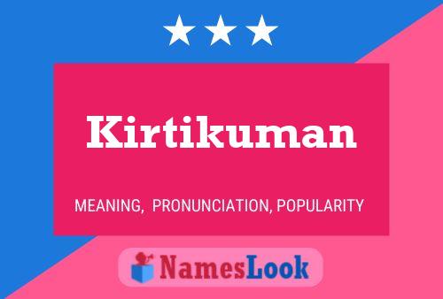 Poster del nome Kirtikuman