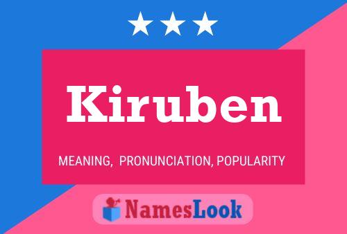 Poster del nome Kiruben