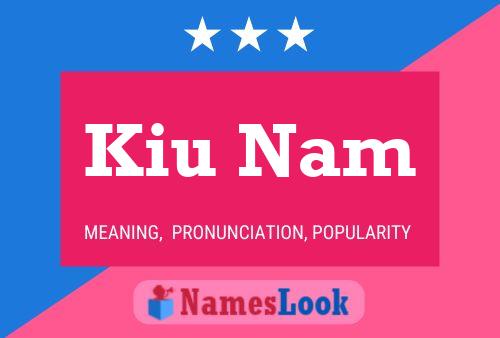 Poster del nome Kiu Nam