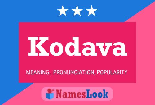 Poster del nome Kodava