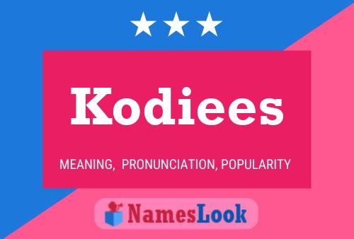 Poster del nome Kodiees