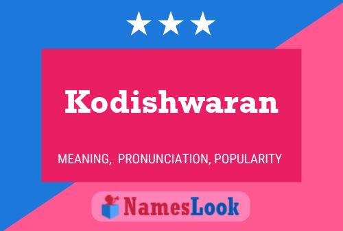 Poster del nome Kodishwaran