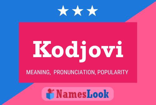 Poster del nome Kodjovi