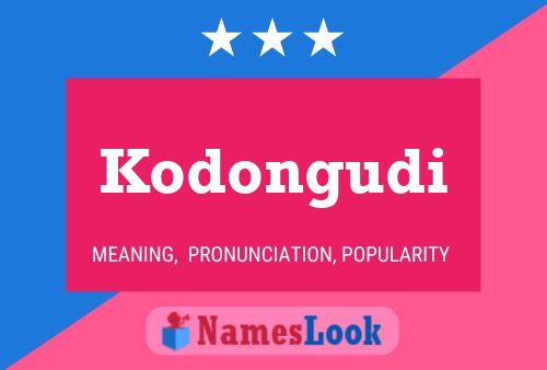 Poster del nome Kodongudi