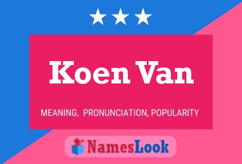 Poster del nome Koen Van