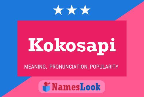 Poster del nome Kokosapi