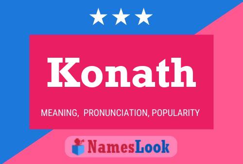 Poster del nome Konath