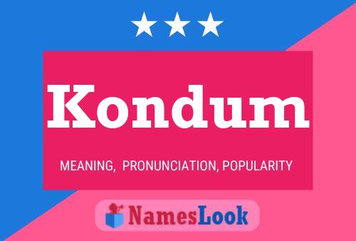 Poster del nome Kondum