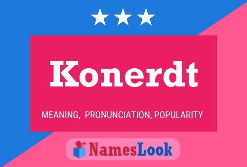 Poster del nome Konerdt