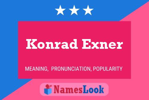 Poster del nome Konrad Exner