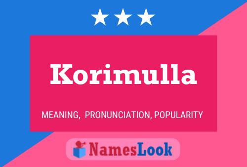 Poster del nome Korimulla