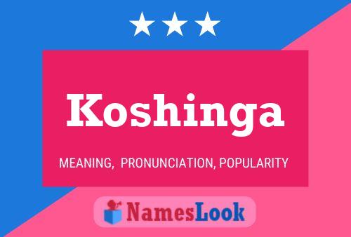 Poster del nome Koshinga