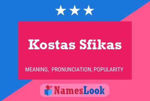 Poster del nome Kostas Sfikas