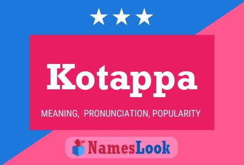 Poster del nome Kotappa