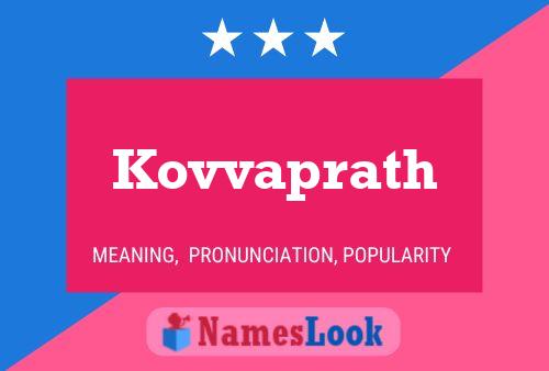 Poster del nome Kovvaprath