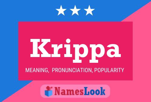 Poster del nome Krippa