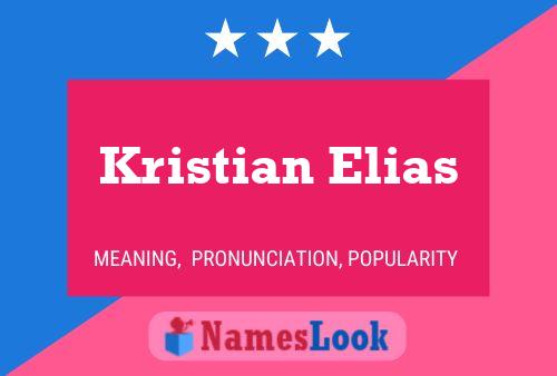 Poster del nome Kristian Elias