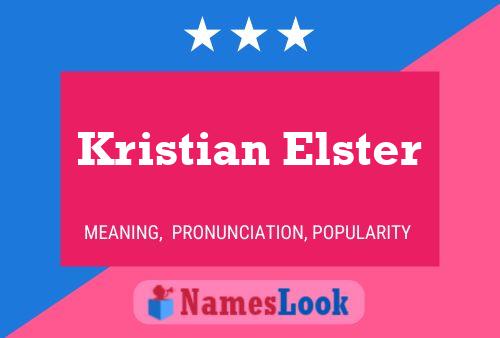 Poster del nome Kristian Elster