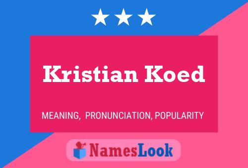 Poster del nome Kristian Koed