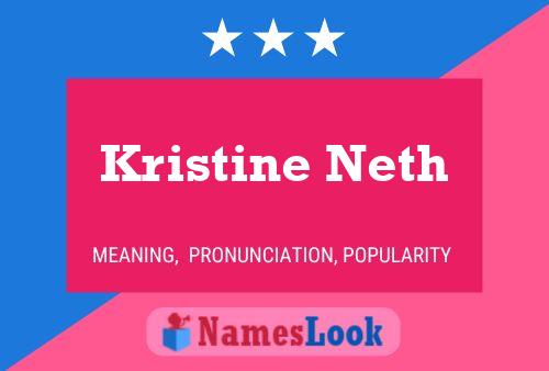 Poster del nome Kristine Neth