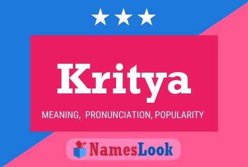 Poster del nome Kritya