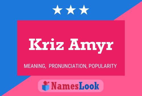 Poster del nome Kriz Amyr