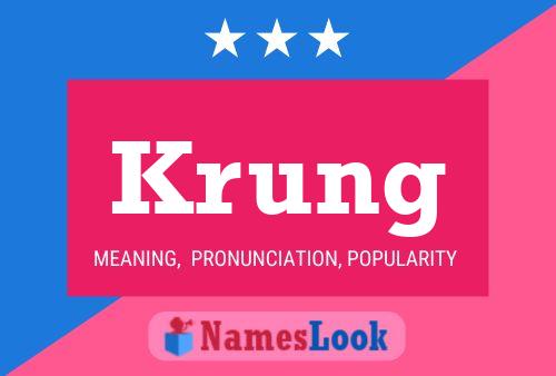 Poster del nome Krung