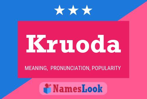 Poster del nome Kruoda