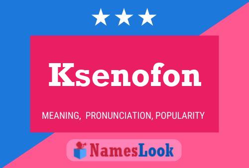 Poster del nome Ksenofon