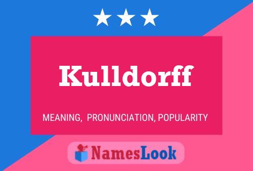 Poster del nome Kulldorff