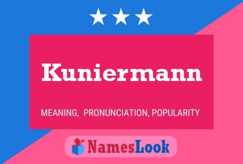 Poster del nome Kuniermann