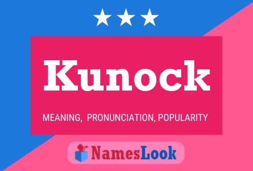 Poster del nome Kunock