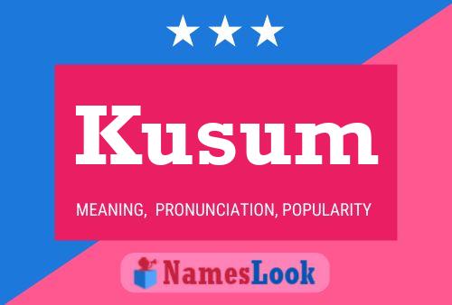 Poster del nome Kusum