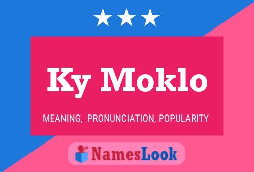 Poster del nome Ky Moklo