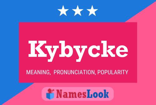 Poster del nome Kybycke