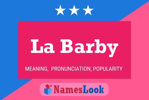 Poster del nome La Barby