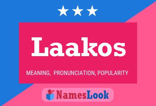 Poster del nome Laakos