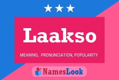 Poster del nome Laakso