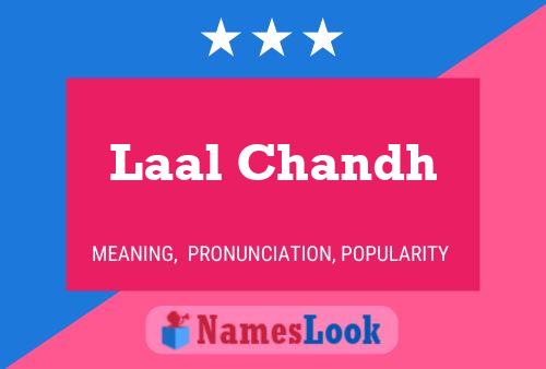 Poster del nome Laal Chandh