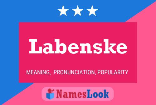 Poster del nome Labenske