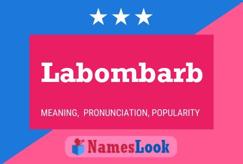 Poster del nome Labombarb