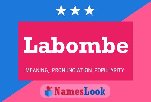 Poster del nome Labombe