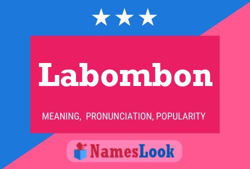 Poster del nome Labombon