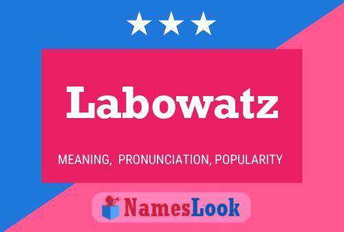 Poster del nome Labowatz