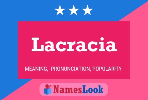 Poster del nome Lacracia