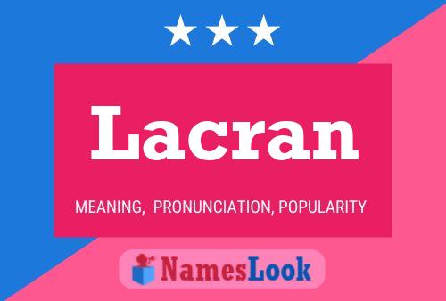 Poster del nome Lacran