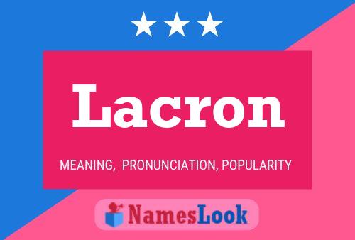 Poster del nome Lacron