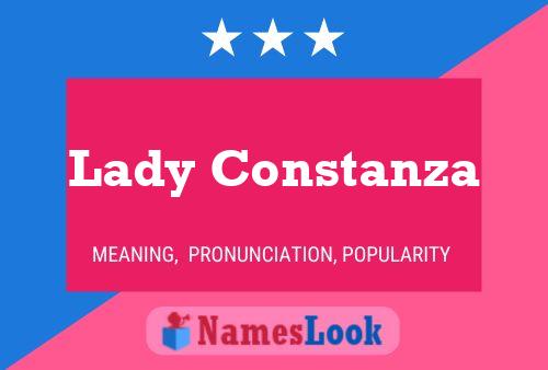 Poster del nome Lady Constanza