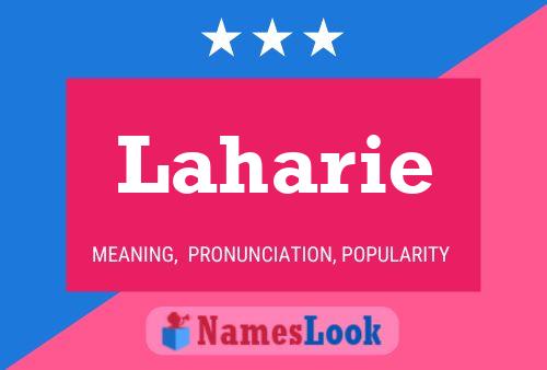 Poster del nome Laharie